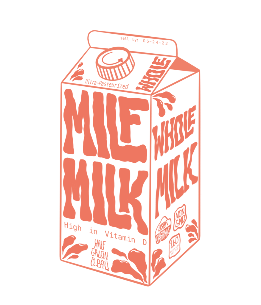 MilfMilk_Illustration_DavisMoore_Illustration_Screenprinting