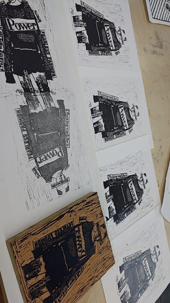 Powerwoodcut_DavisMoore_Printmaking